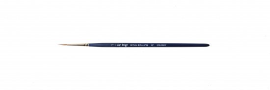 Кисть для акварели "vanGogh 131" колонок, круглая, ручка короткая №1